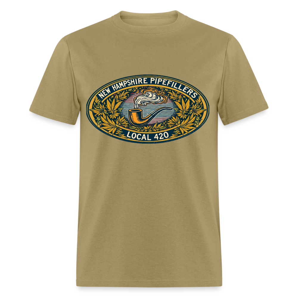 NEW HAMPSHIRE PIPEFILLERS UNION LOCAL 420 Unisex Classic T-ShirtUnisex Classic T-Shirt - khaki