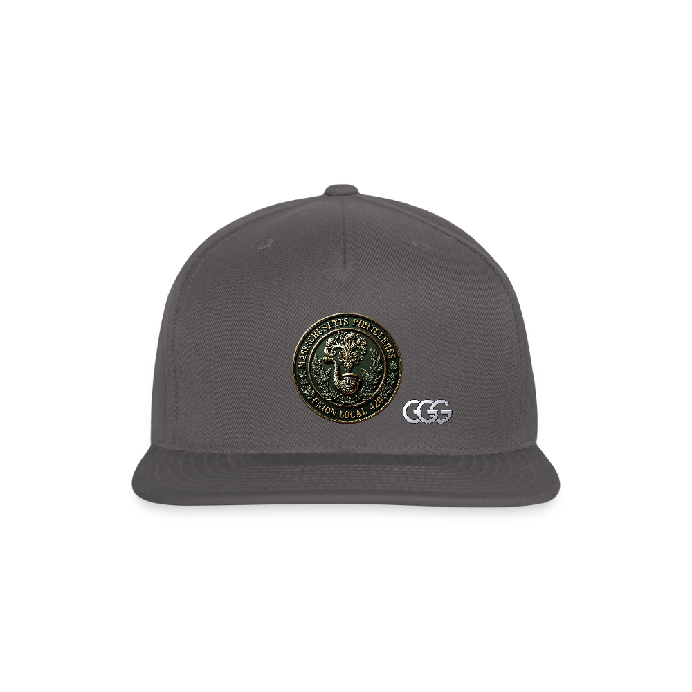 MASS PIEFILLERS UNION 420 Snapback Baseball Cap - dark grey