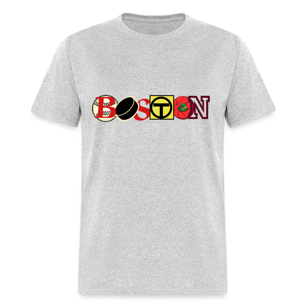 BOSTON Unisex Classic T-Shirt - heather gray