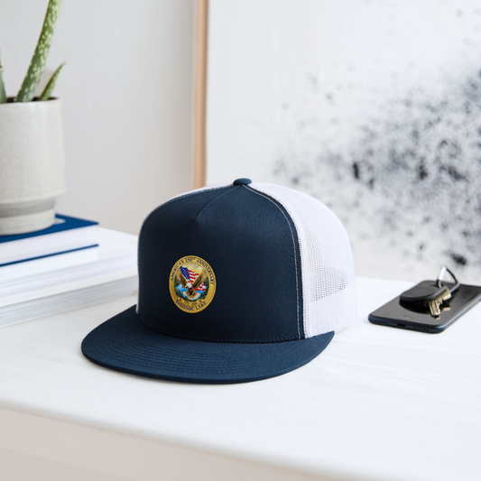 AMERICA 250 AMHERST Trucker Hat - navy/white