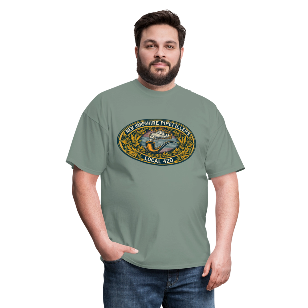 NEW HAMPSHIRE PIPEFILLERS UNION LOCAL 420 Unisex Classic T-ShirtUnisex Classic T-Shirt - sage