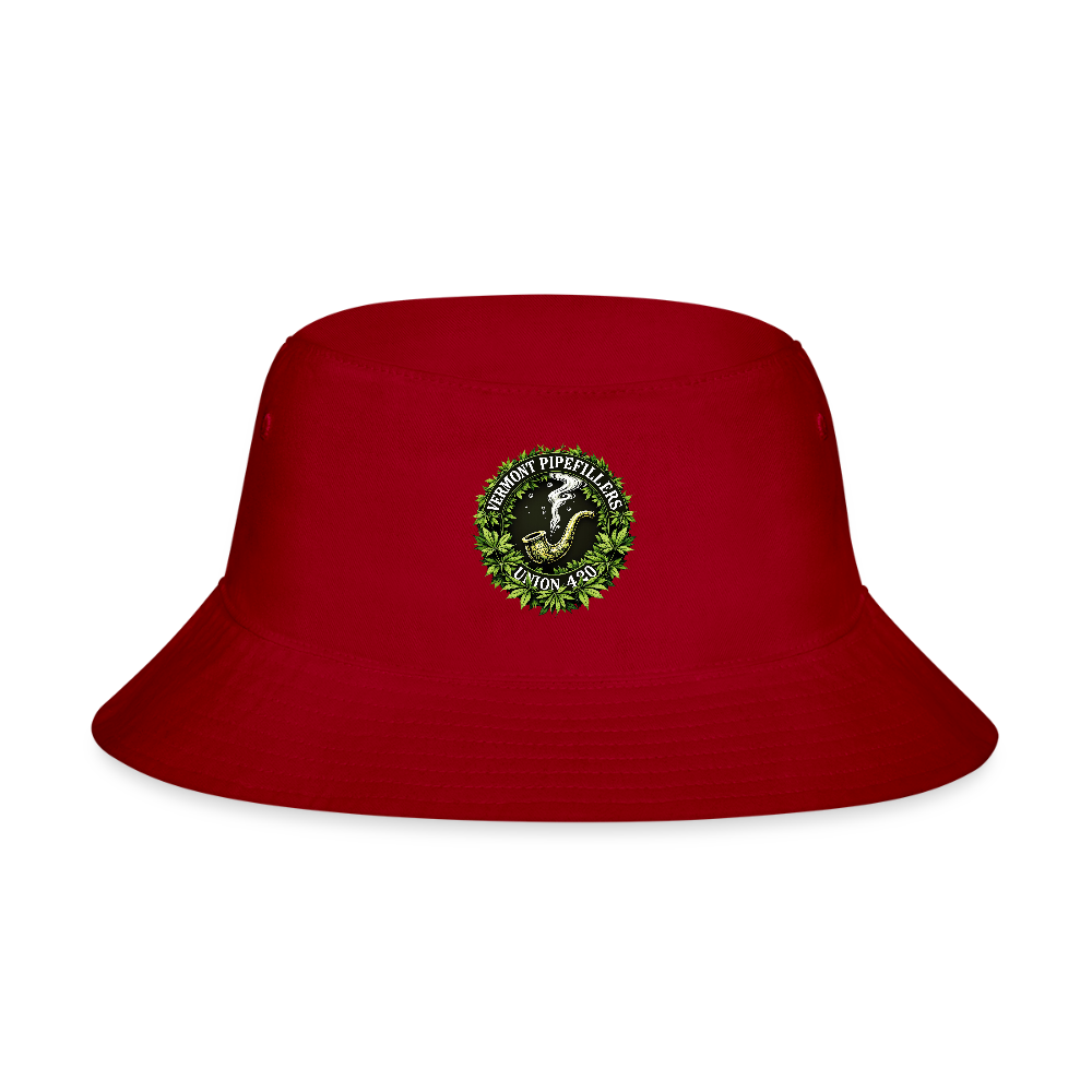 THE ORIGINAL BOSTON PIPEFILLERS UNION LOCAL 420 Bucket Hat - red