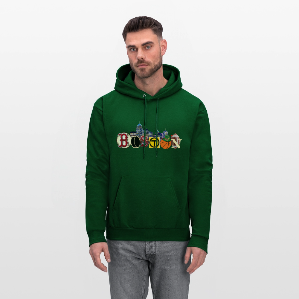 BOSTON SKYLINE Haines Men's Hoodie - forest green