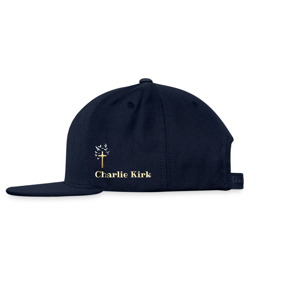 This is the Turning Point Snapback Baseball Cap - navy