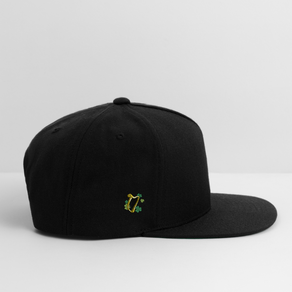 TOWNIE Snapback Baseball Cap - black