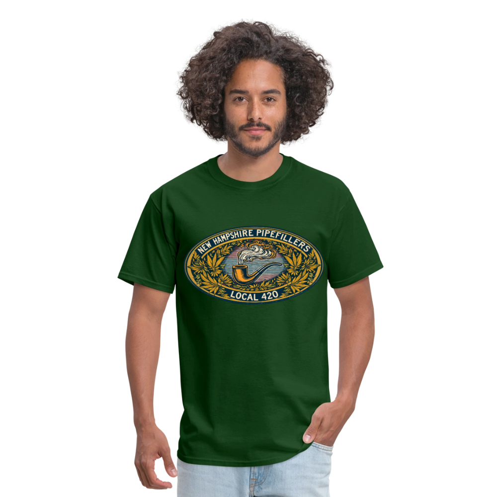 NEW HAMPSHIRE PIPEFILLERS UNION LOCAL 420 Unisex Classic T-ShirtUnisex Classic T-Shirt - forest green