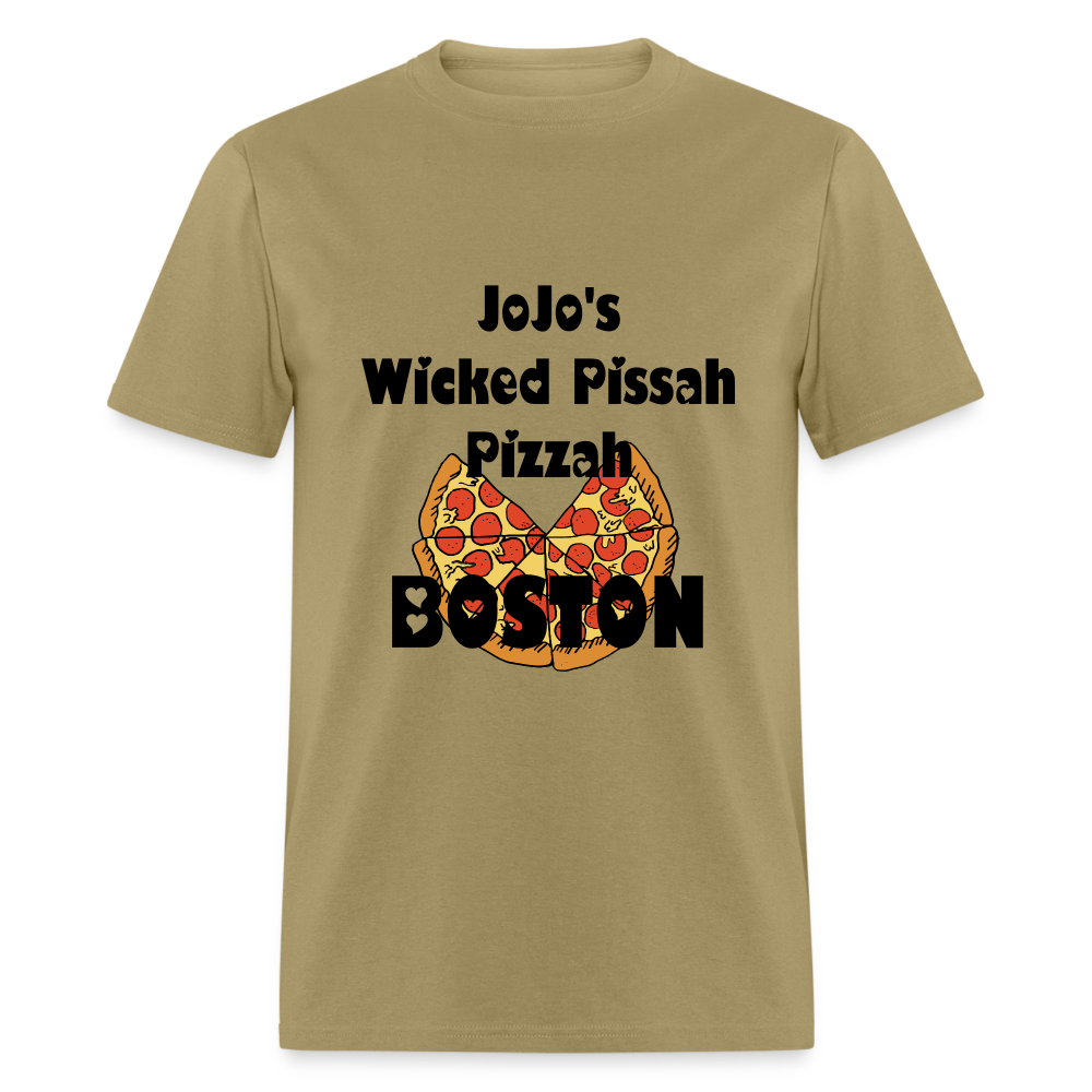 SIE CAPS JoJo's WICKED PASSAH PIZZAH BOSTON Classic T-Shirt - khaki