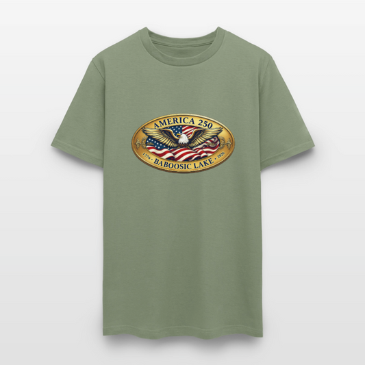 BABOOSIC LAKE AMERICA 250 Men's T-Shirt - military green