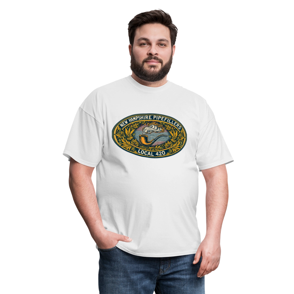 NEW HAMPSHIRE PIPEFILLERS UNION LOCAL 420 Unisex Classic T-ShirtUnisex Classic T-Shirt - white