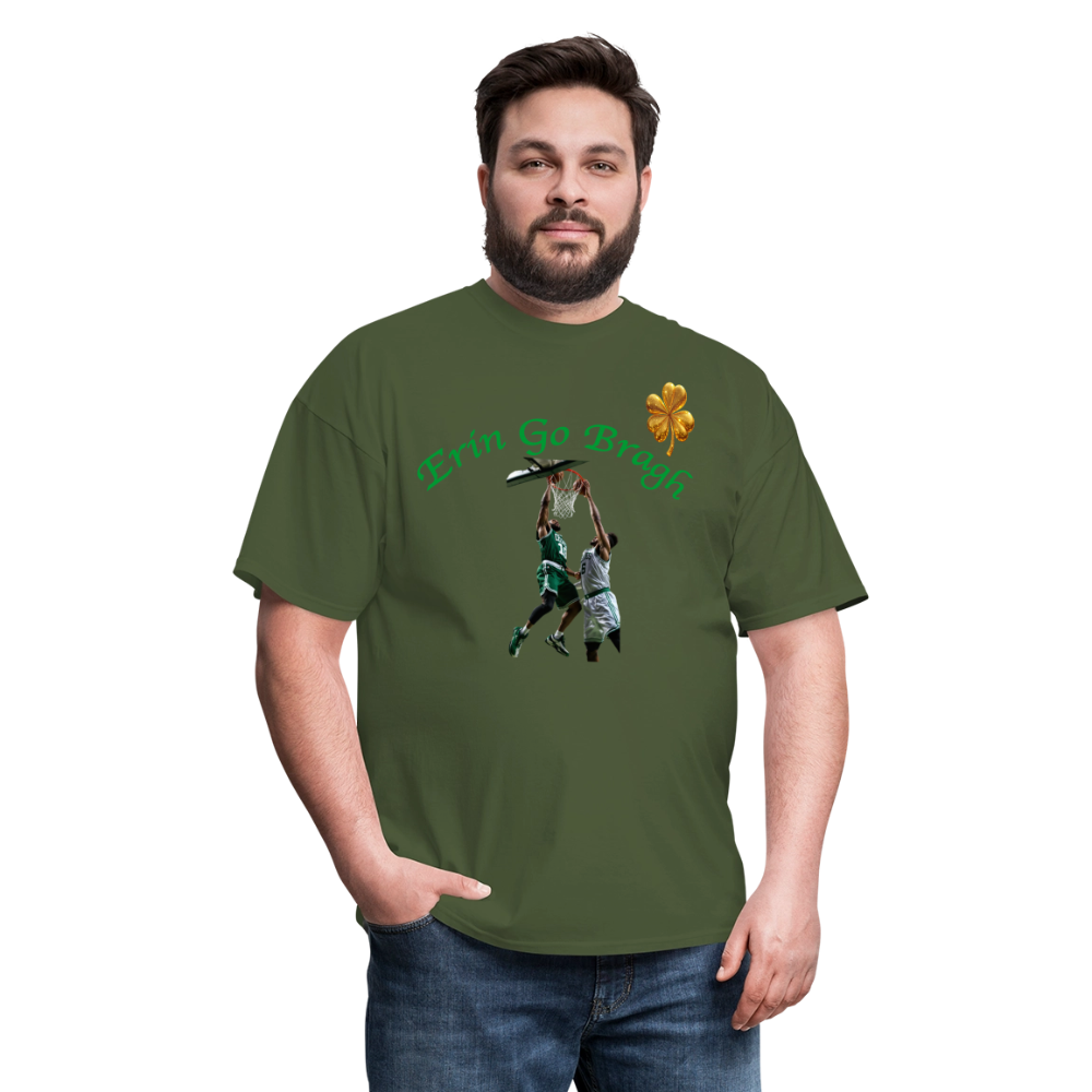 ERIN GO BRAGH BASKETBALL Unisex Classic T-Shirt - military green