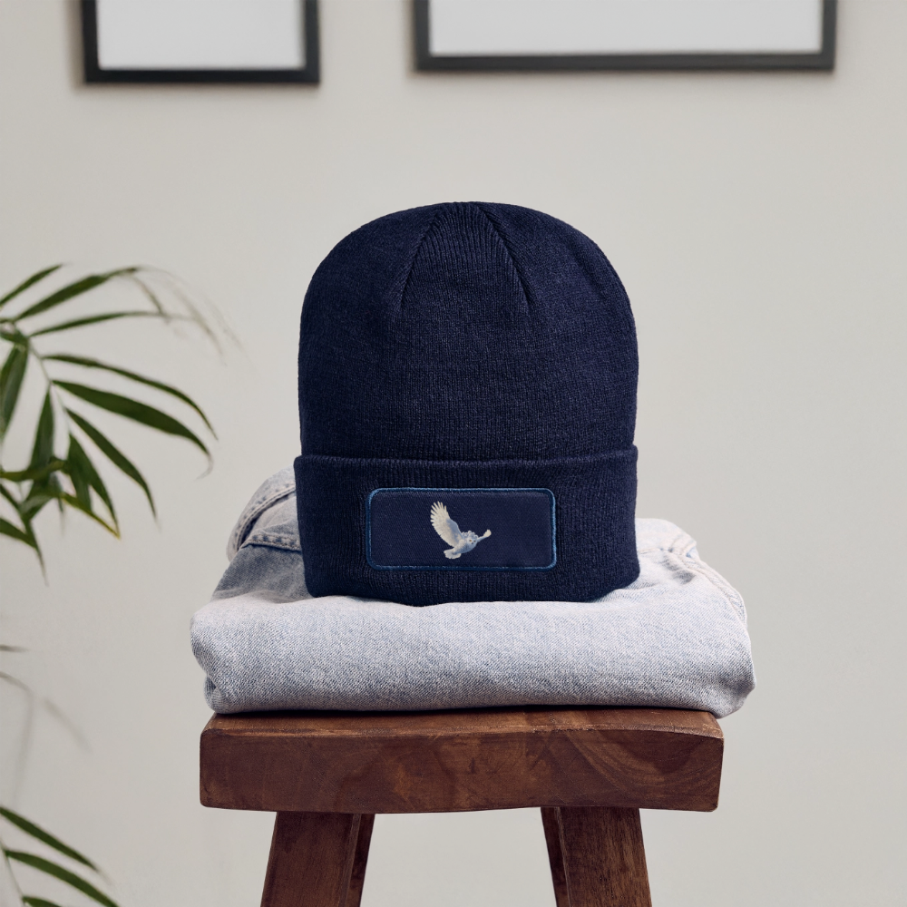 HOOTIE Patch Beanie - navy