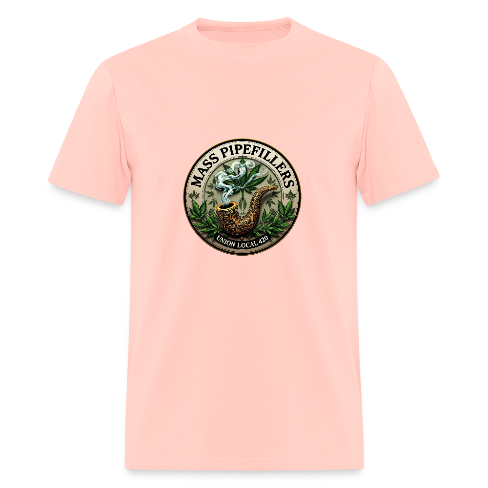 THE ORIGINAL MASS PIPEFILLERS UNION LOCAL 420 Unisex Classic T-Shirt - blush pink