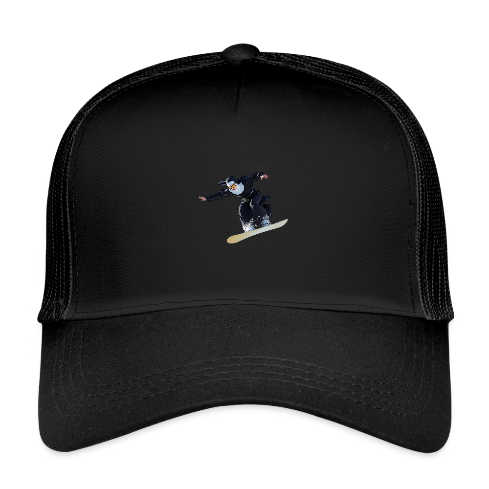 The FLYING NUN Eco Trucker Cap - black/black