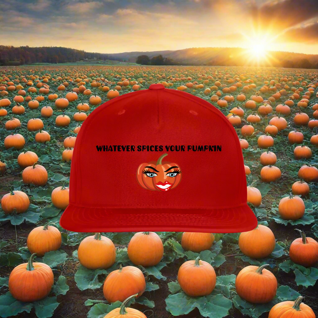SIE CAPS WHATEVER SPICES YOUR PUMPKIN Original Snapback Baseball Cap - red