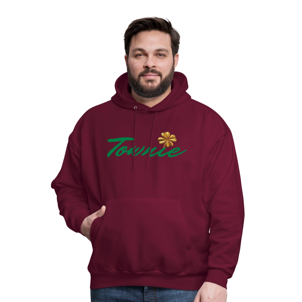 TOWNIE Men's Hoodie - burgundy