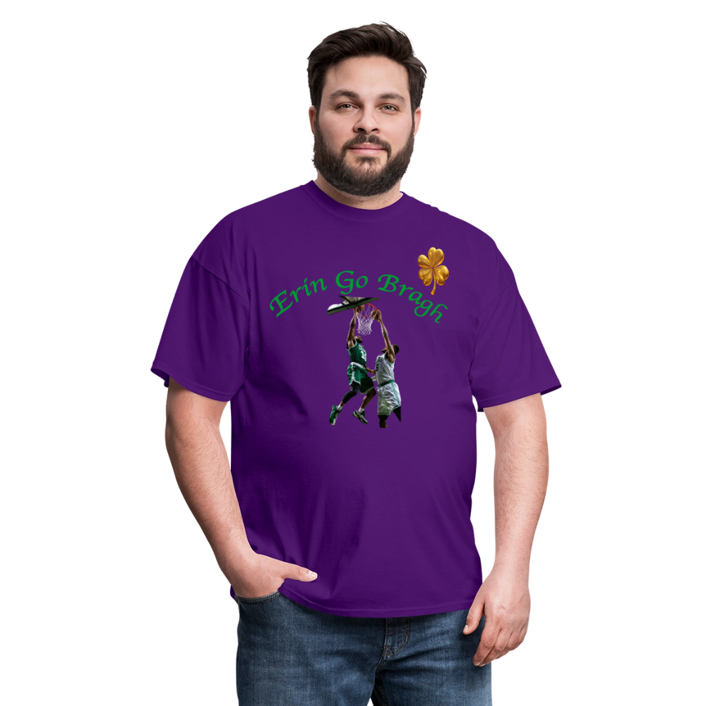 ERIN GO BRAGH BASKETBALL Unisex Classic T-Shirt - purple