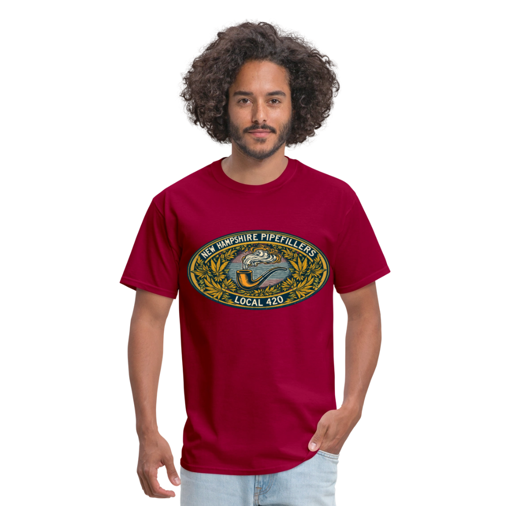 NEW HAMPSHIRE PIPEFILLERS UNION LOCAL 420 Unisex Classic T-ShirtUnisex Classic T-Shirt - dark red
