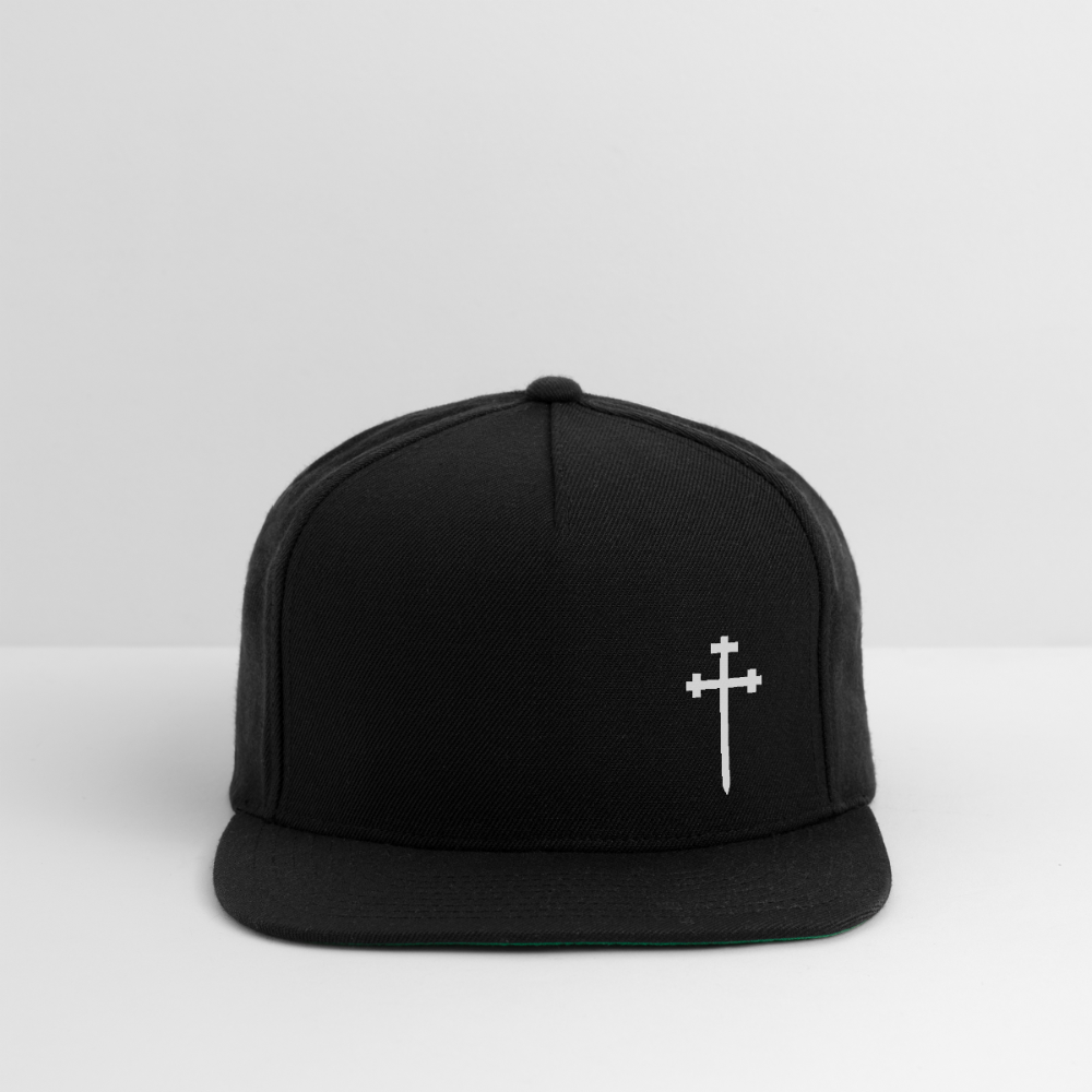 CROSS Snapback Baseball Cap - black