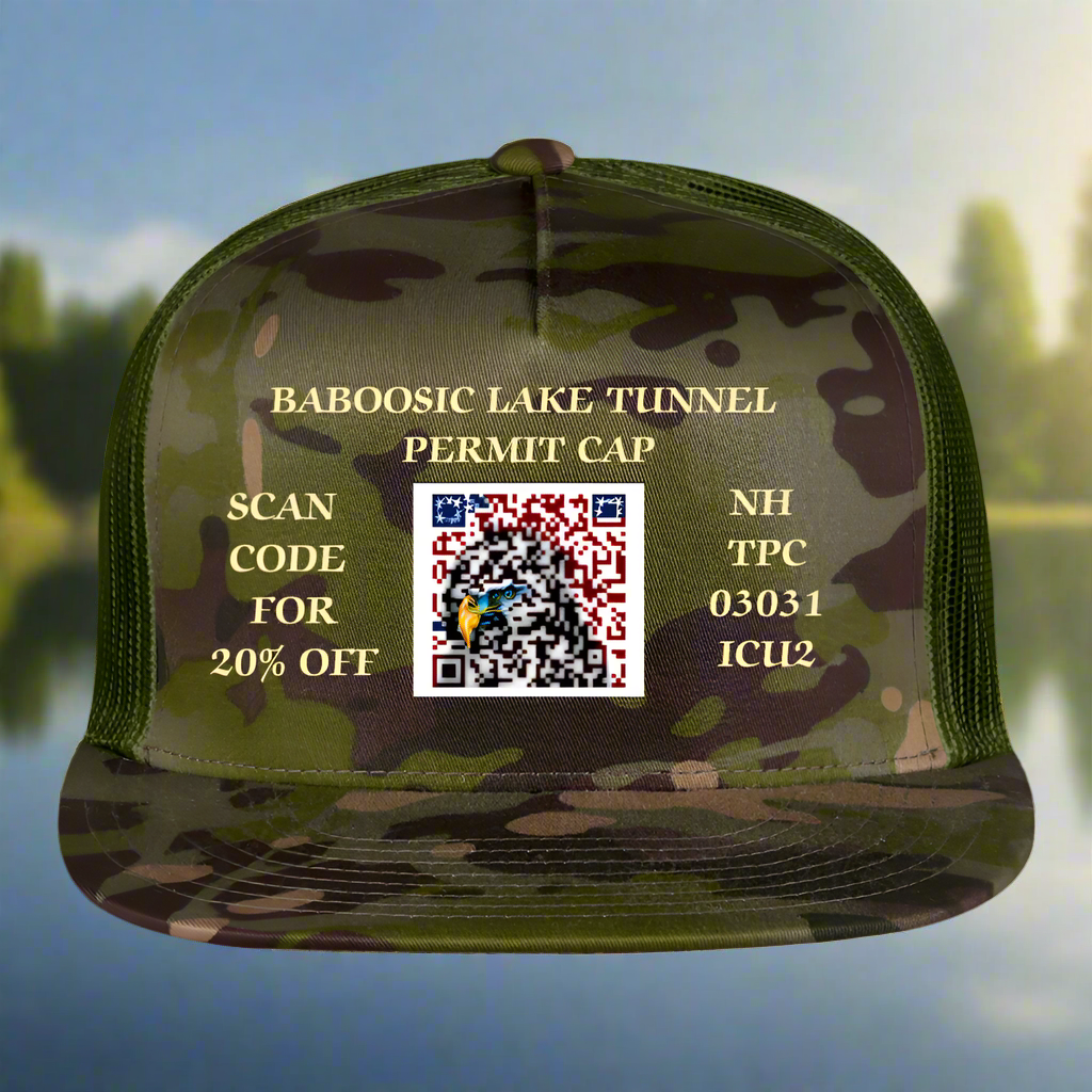 BABOOSIC LAKE TUNNEL PERMITS CAP - MultiCam\green