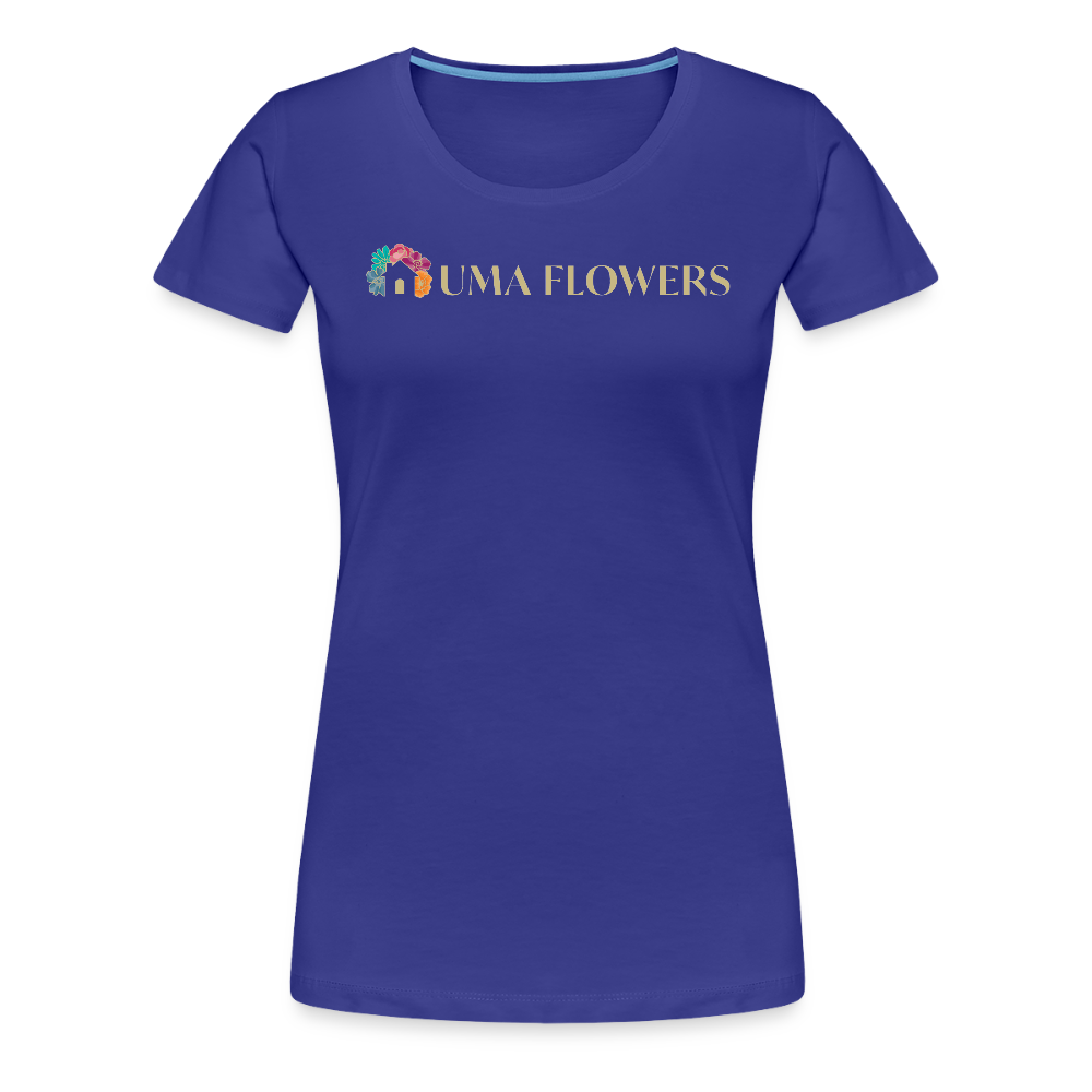 UMA FLOWERS Women’s Premium T-Shirt - royal blue