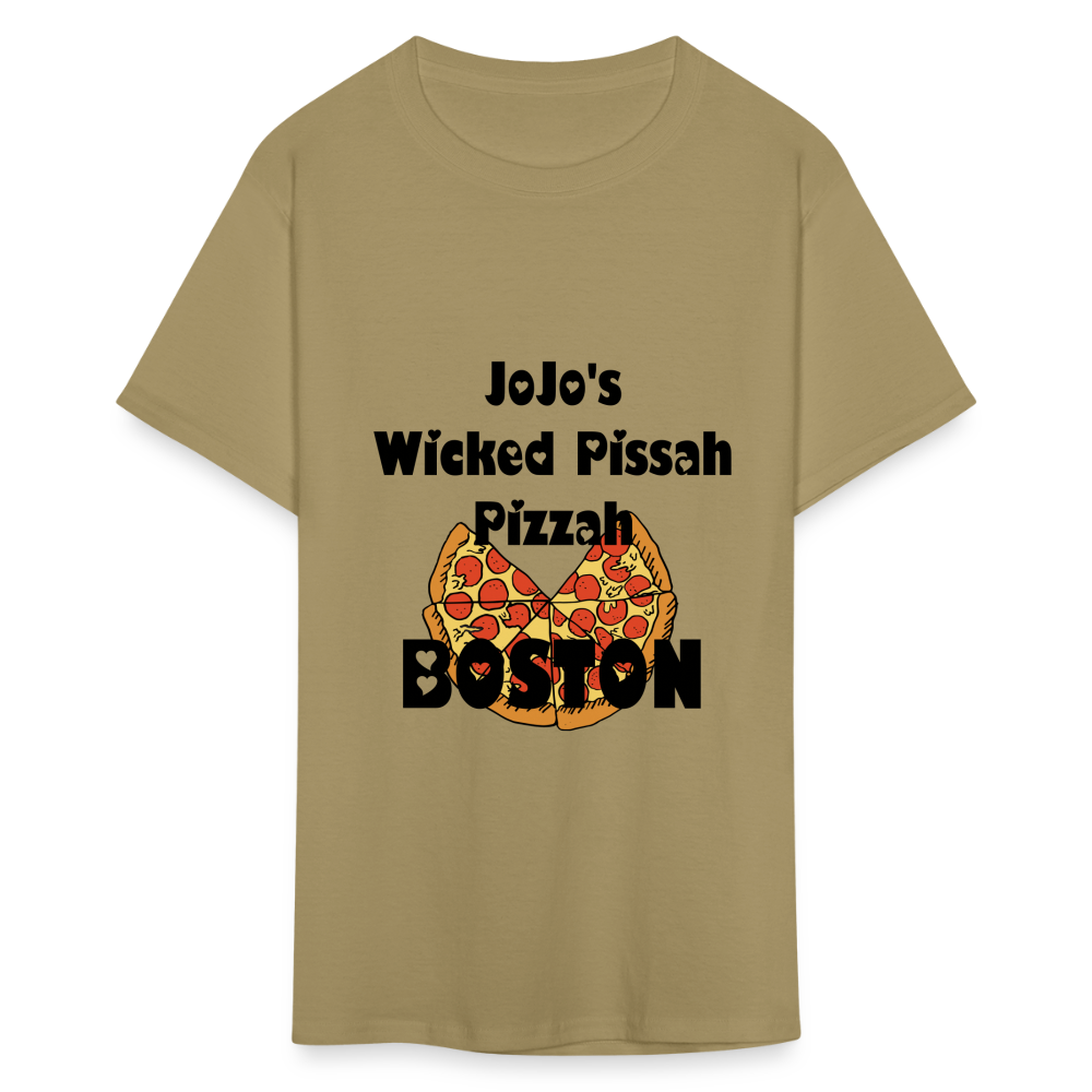 SIE CAPS JoJo's WICKED PASSAH PIZZAH BOSTON Classic T-Shirt - khaki