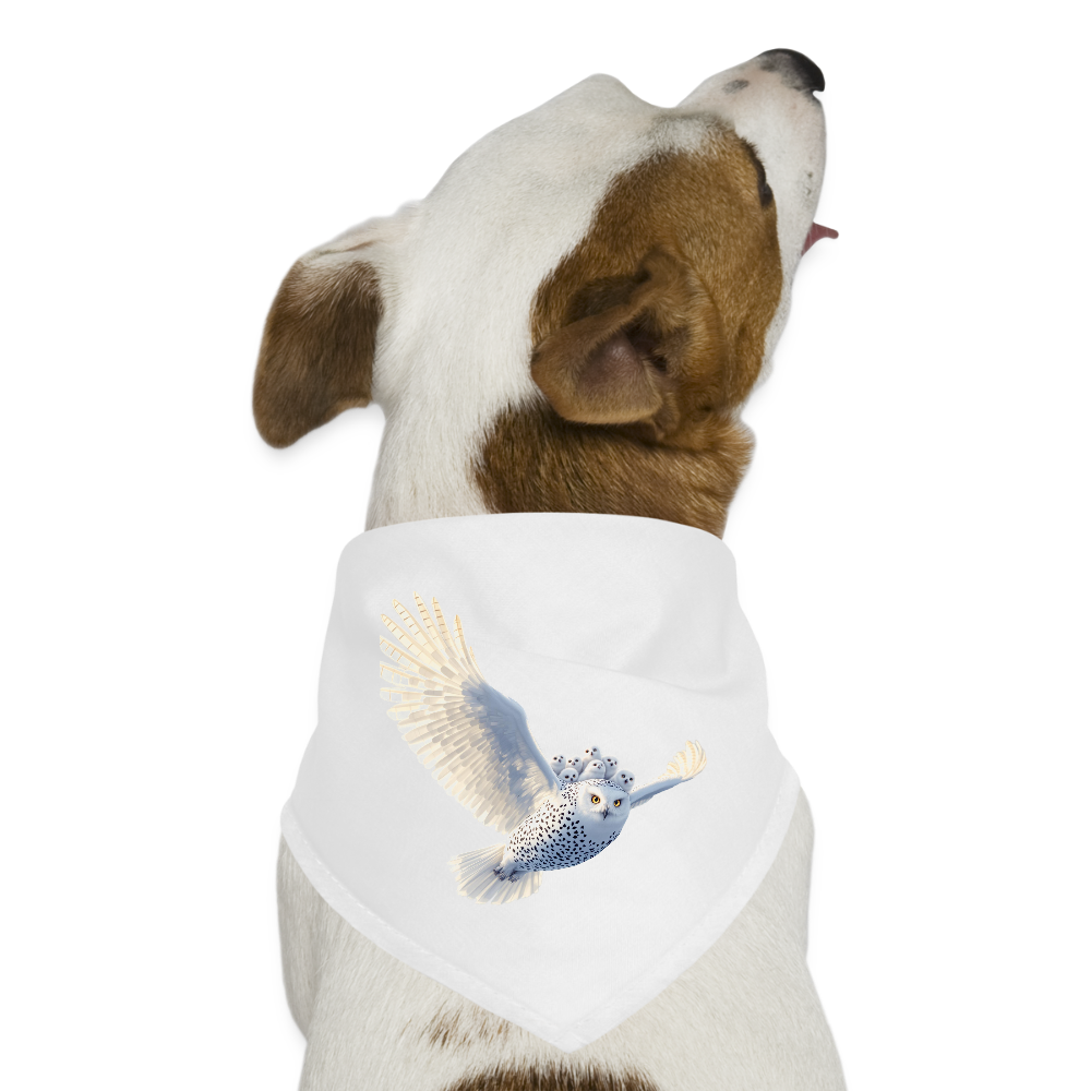 HOOTIE Dog Bandana - white