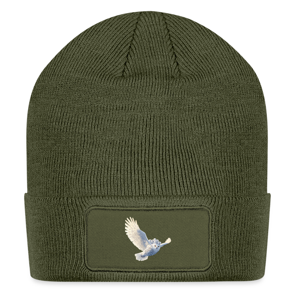 HOOTIE Patch Beanie - olive