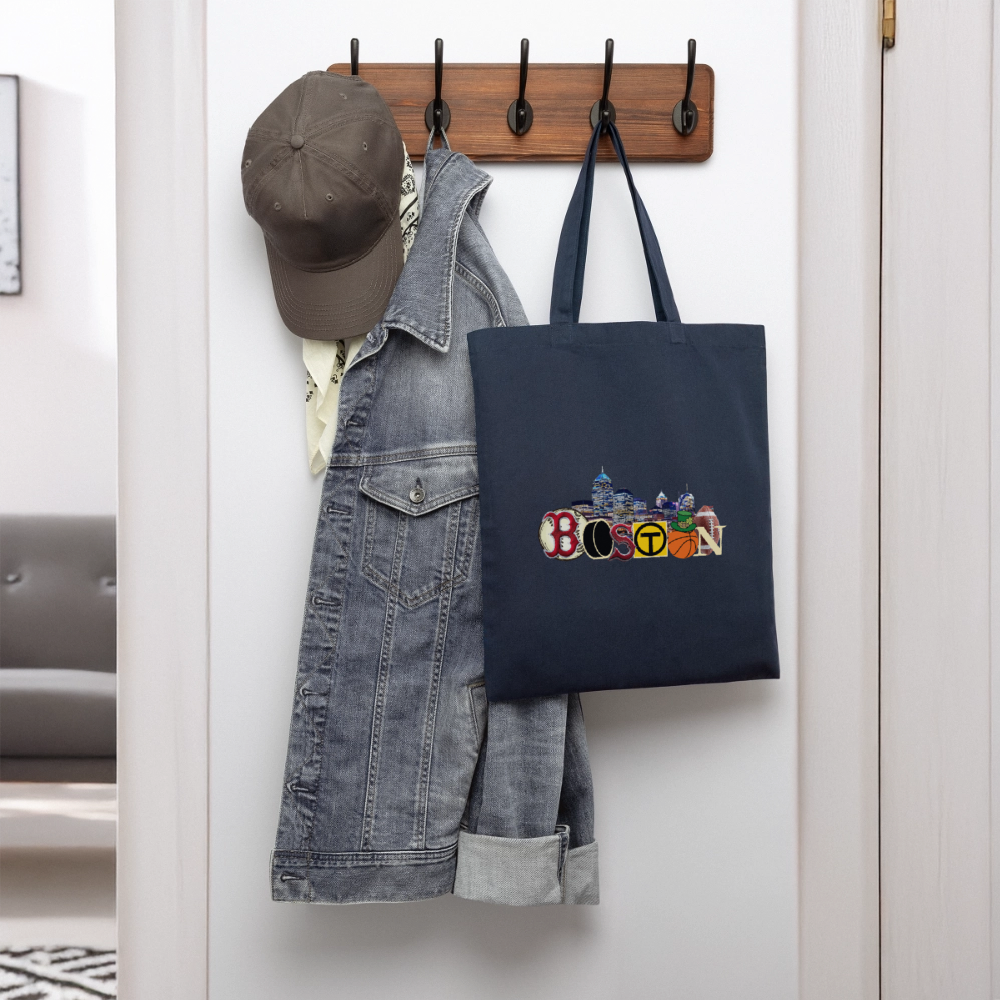 BOSTON SKYLINE Tote Bag - navy