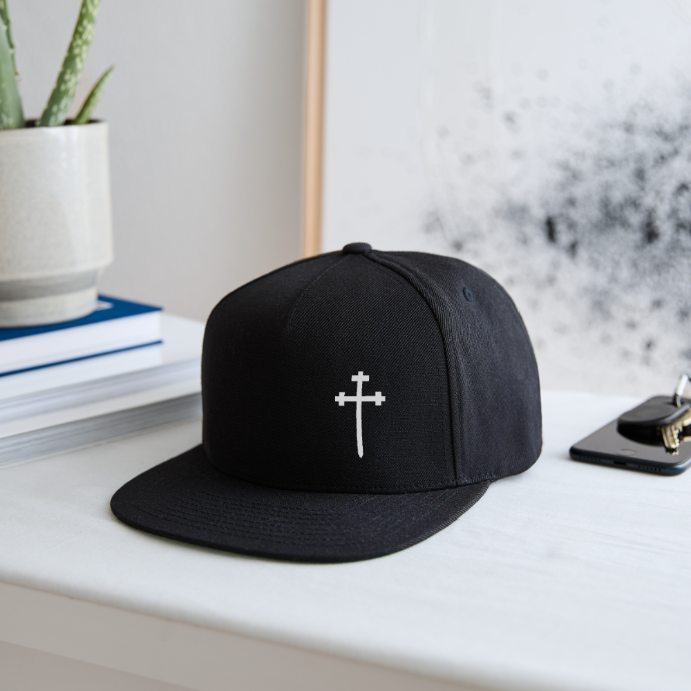 CROSS Snapback Baseball Cap - black