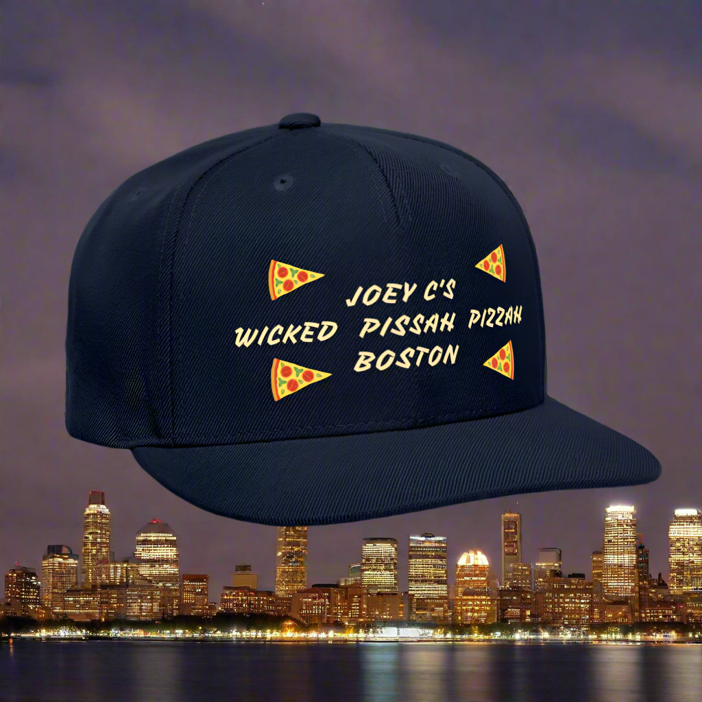 SIE CAPS WICKED PISSAH PIZZAH BOSTON Original Snapback Baseball Cap - navy