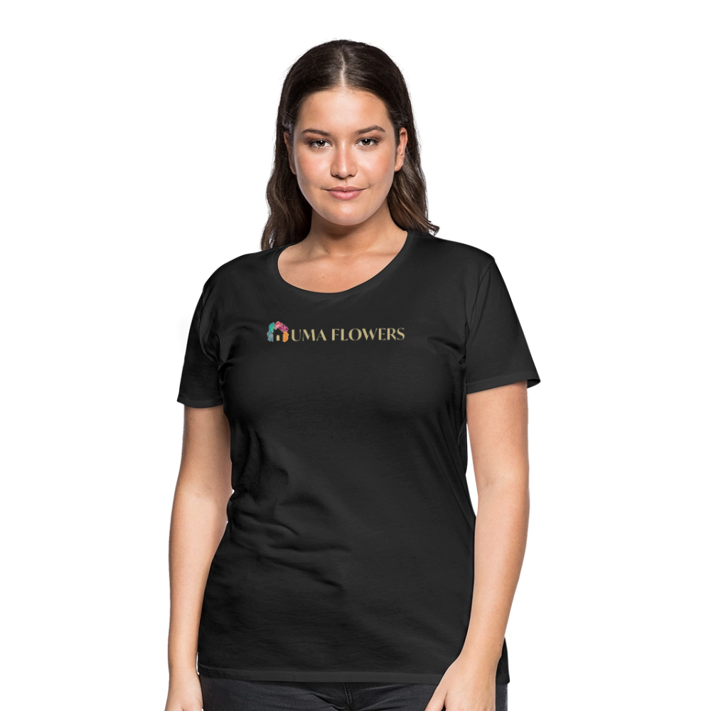 UMA FLOWERS Women’s Premium T-Shirt - black
