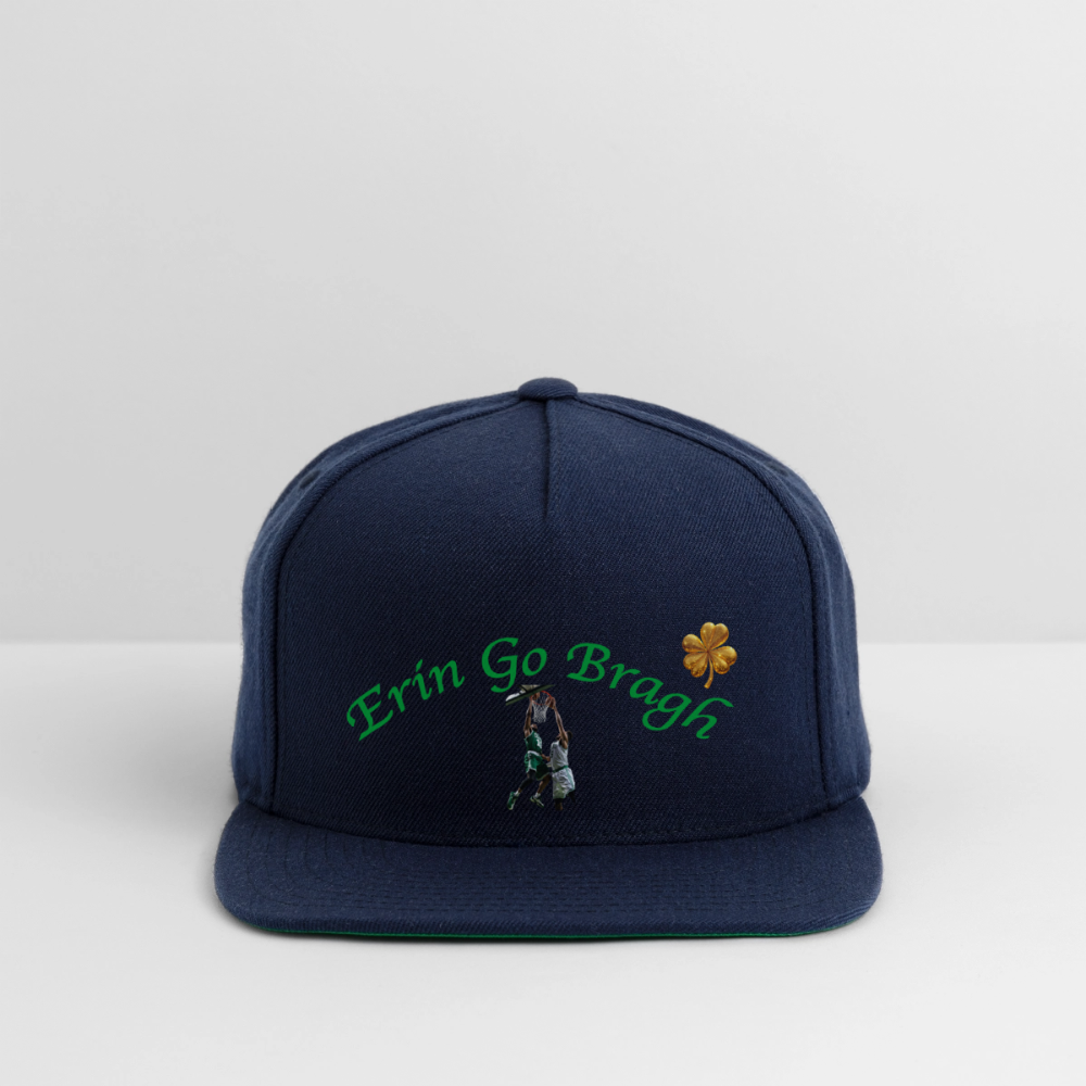 ERIN GO BRAGH GOLD Snapback Baseball Cap - navy