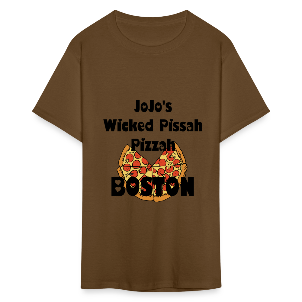 SIE CAPS JoJo's WICKED PASSAH PIZZAH BOSTON Classic T-Shirt - brown