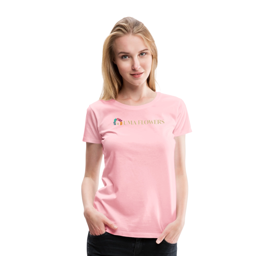 UMA FLOWERS Women’s Premium T-Shirt - pink