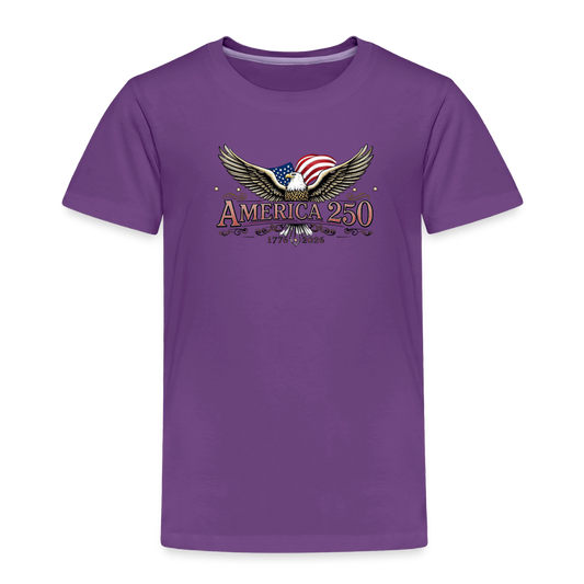 AMERICA 250 Toddler Premium T-Shirt - purple