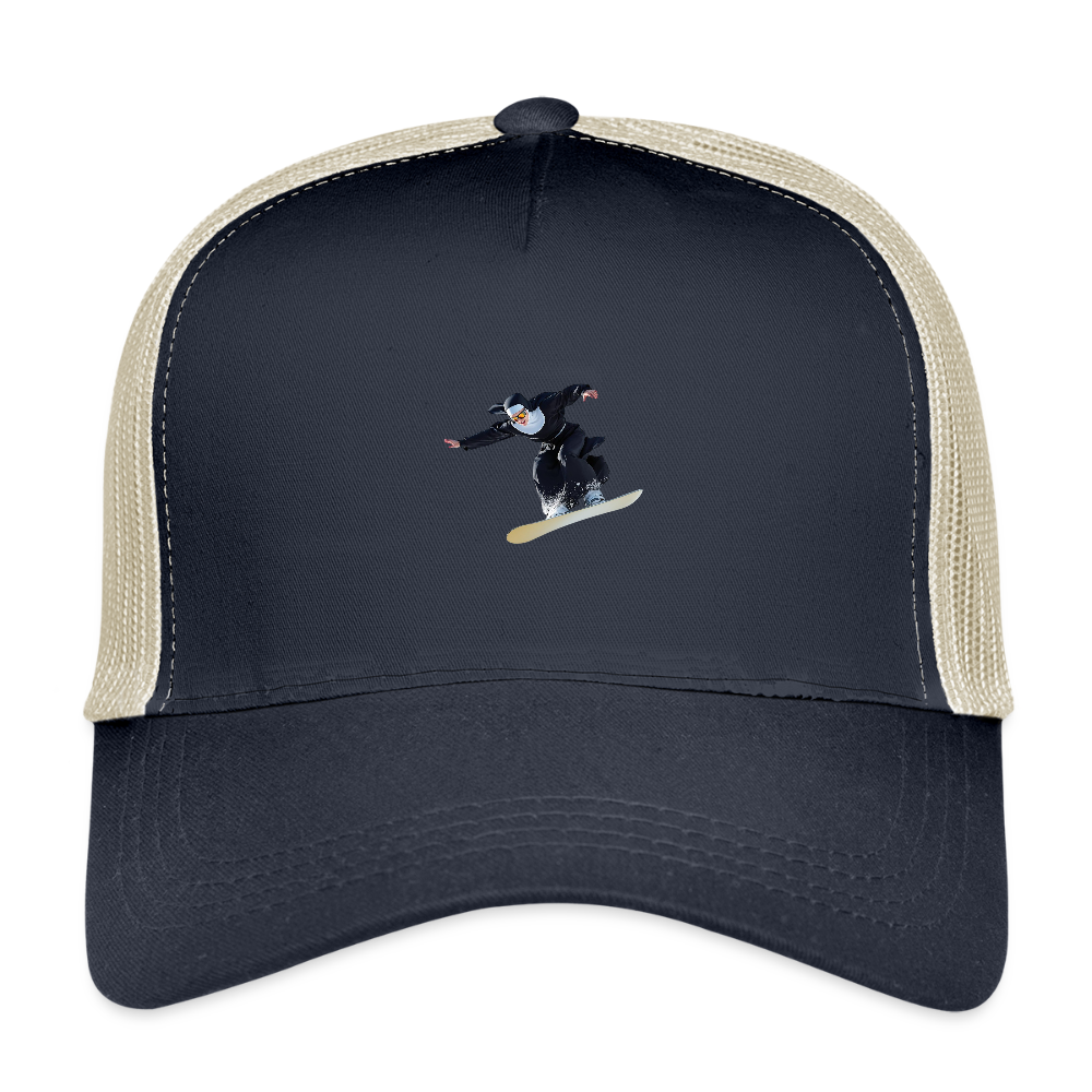 The FLYING NUN Eco Trucker Cap - pacific/oyster