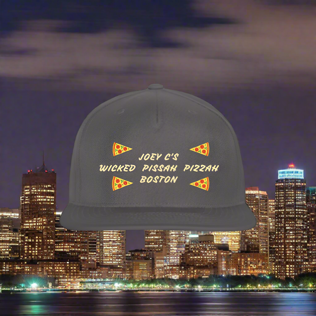 SIE CAPS WICKED PISSAH PIZZAH BOSTON Original Snapback Baseball Cap - dark grey