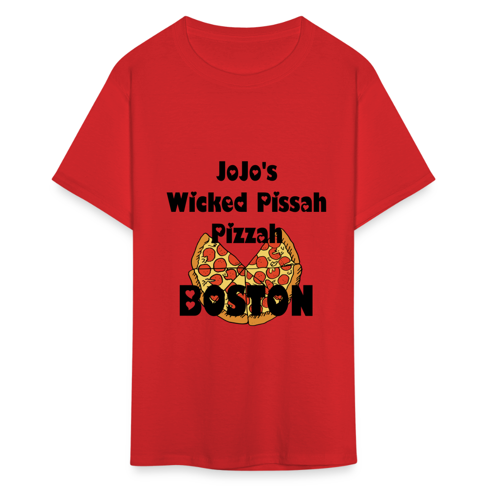 SIE CAPS JoJo's WICKED PASSAH PIZZAH BOSTON Classic T-Shirt - red