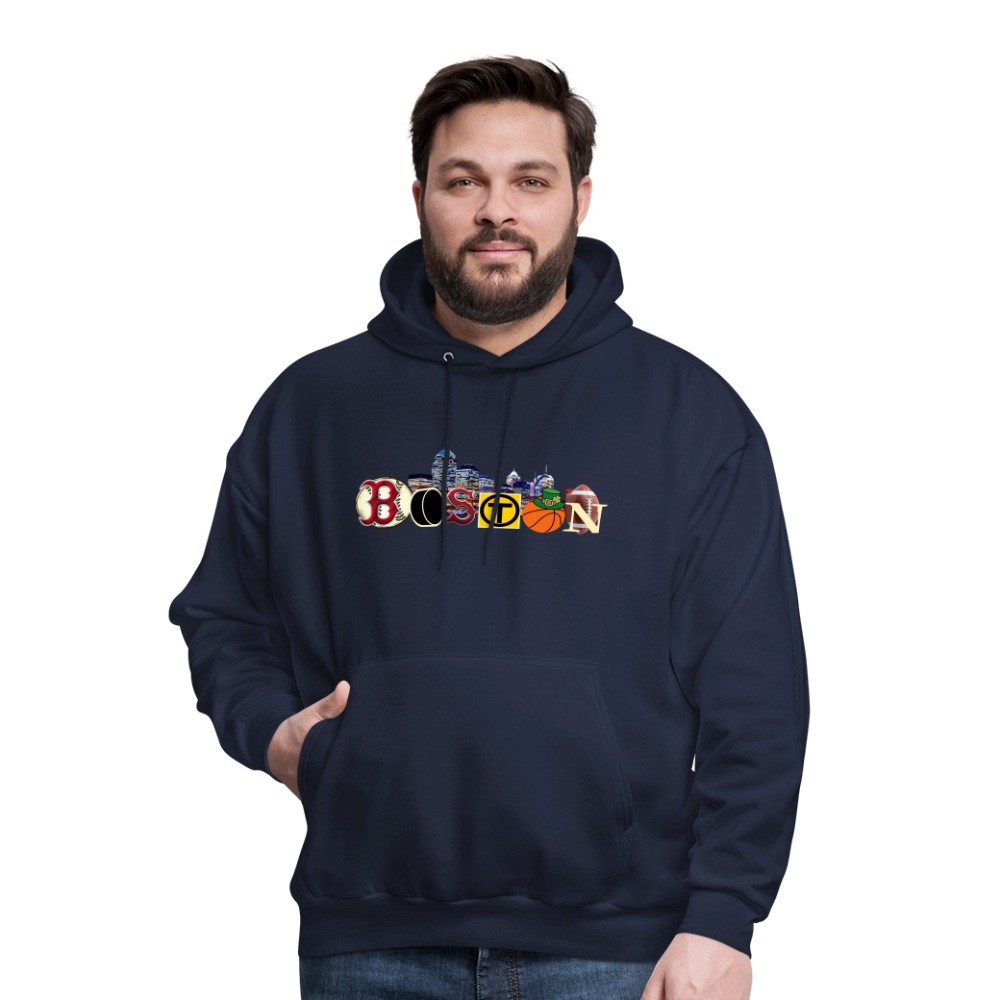 BOSTON SKYLINE Haines Men's Hoodie - navy