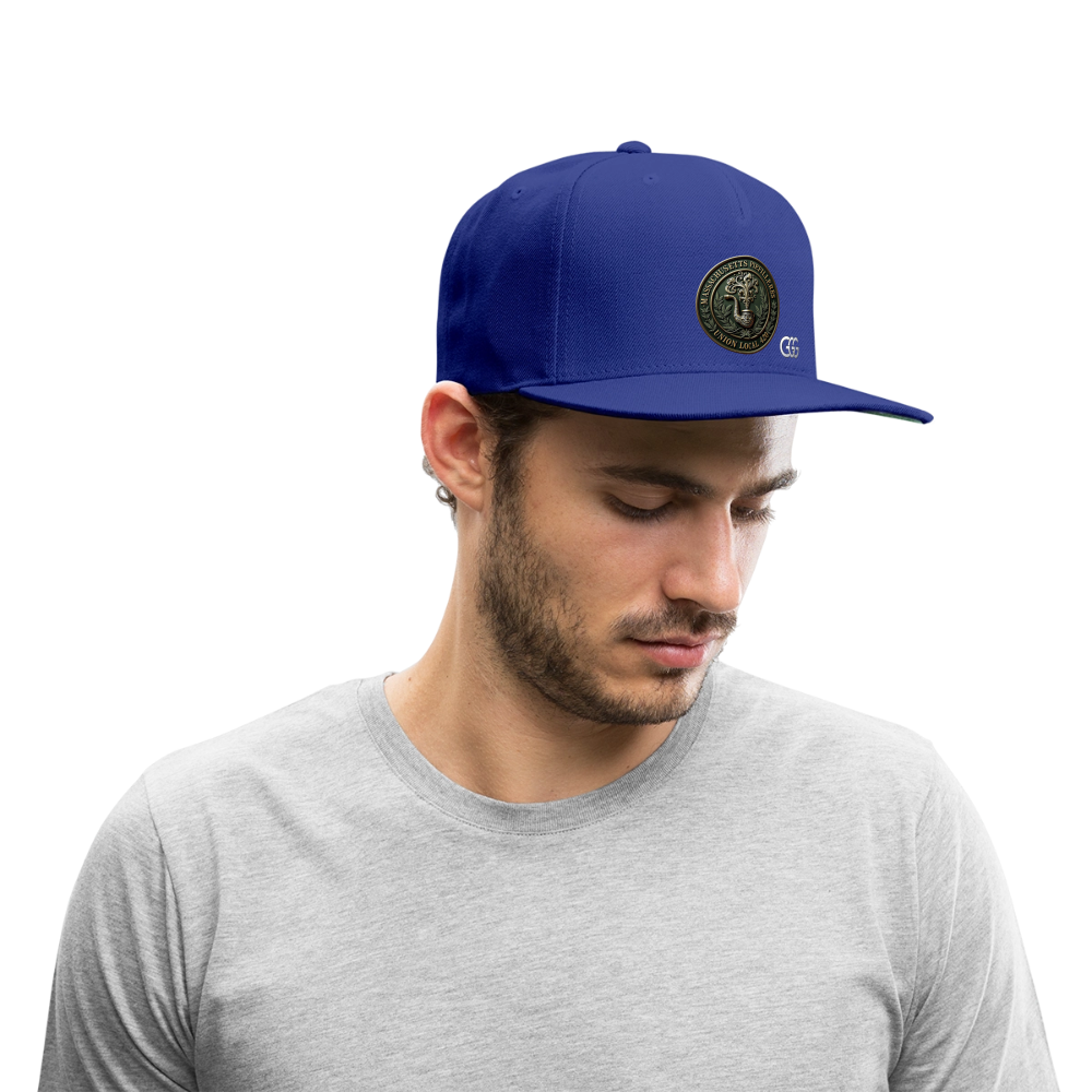 MASS PIEFILLERS UNION 420 Snapback Baseball Cap - royal blue