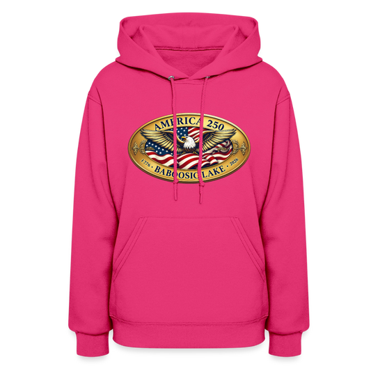 AMERICA 250 BABOOSIC LAKE Women's Hoodie - fuchsia