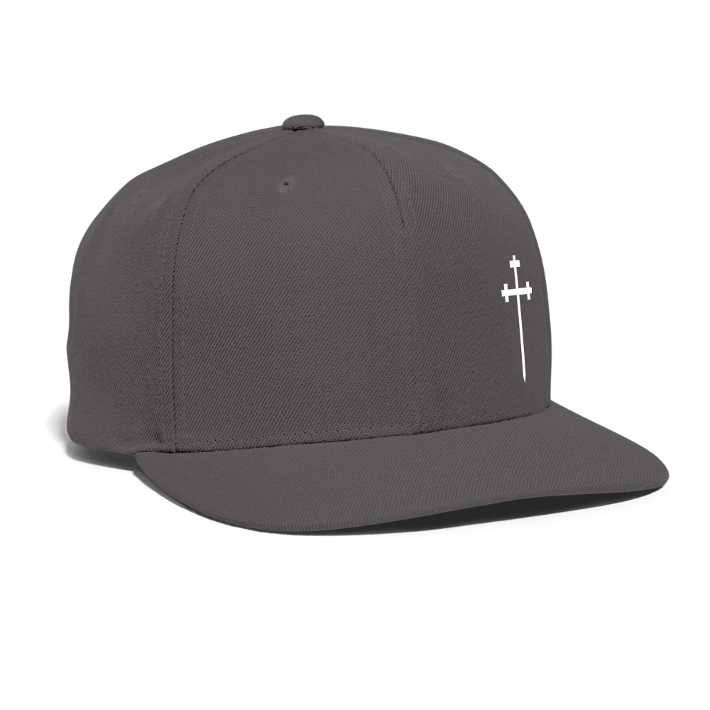 CROSS Snapback Baseball Cap - dark grey