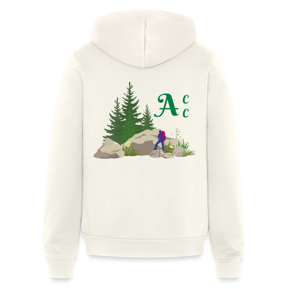 SIE CAPS "AMHERST NH CC" Bella + Canvas Unisex Full Zip Hoodie - vintage white