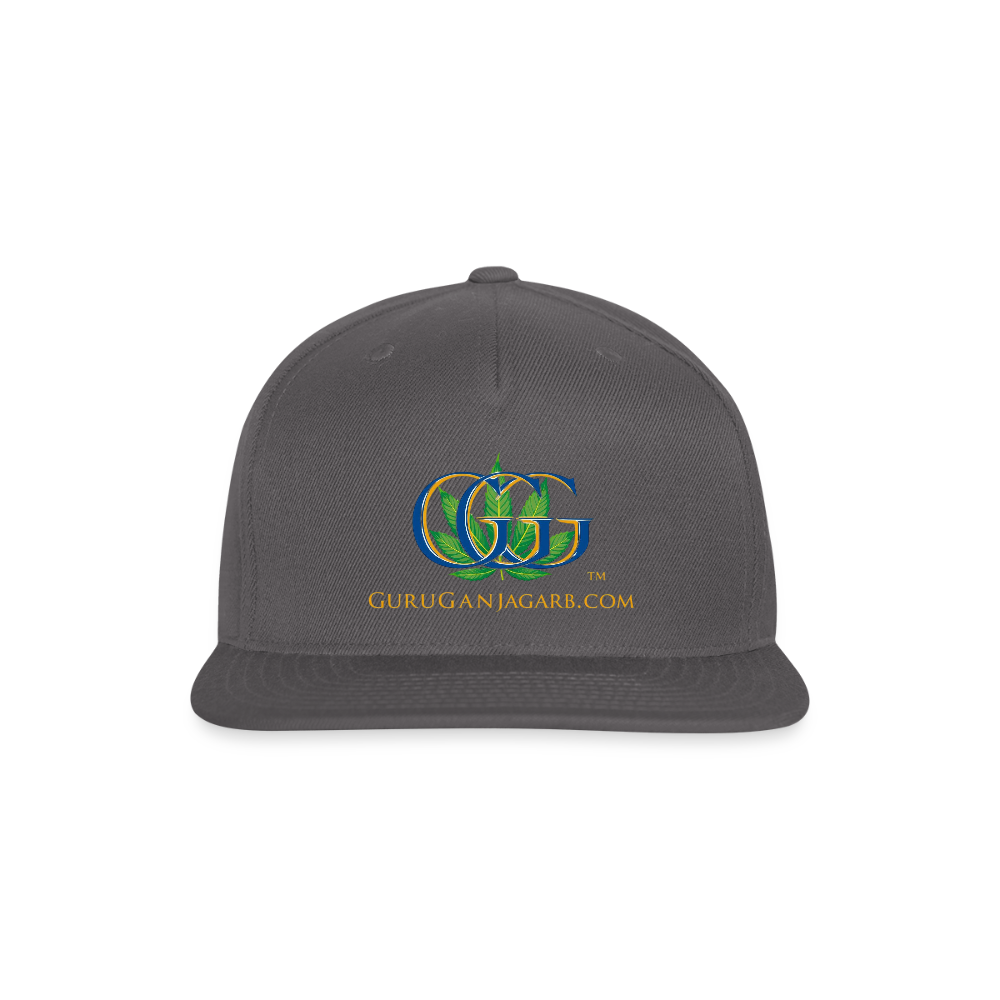 GGG YP Snapback Baseball Cap - dark grey