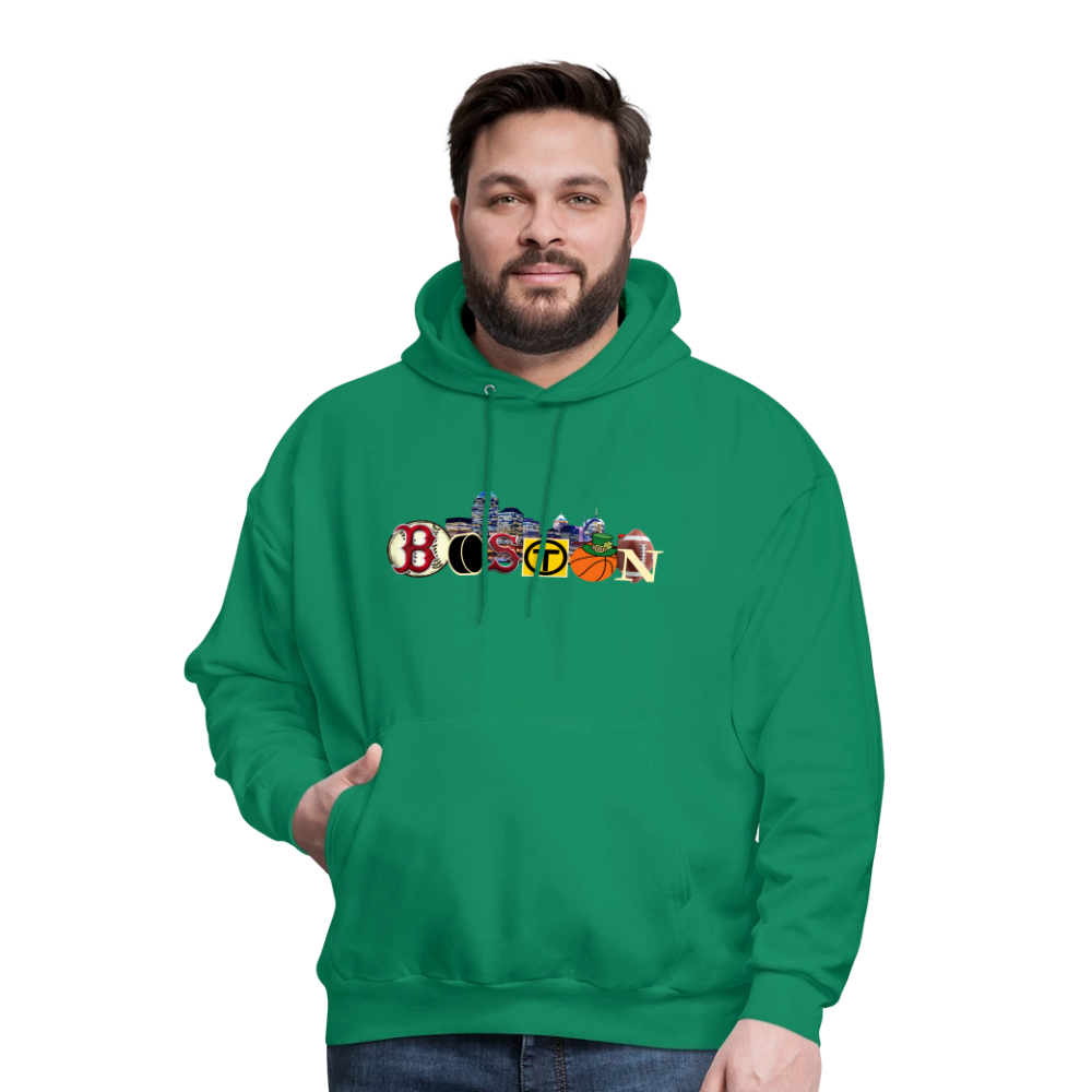 BOSTON SKYLINE Haines Men's Hoodie - kelly green
