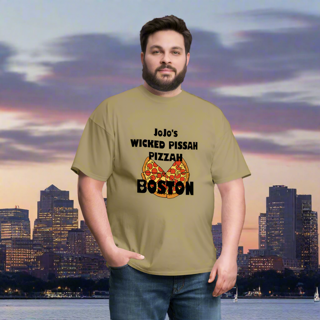 SIE CAPS JoJo's WICKED PISSAH PIZZAH BOSTON Unisex Classic T-Shirt - khaki