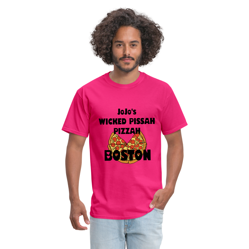 SIE CAPS JoJo's WICKED PISSAH PIZZAH BOSTON Unisex Classic T-Shirt - fuchsia