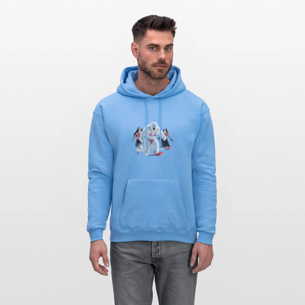 BIKINI ABOMINAL & NUNS SNOWBOARDERS Men's Hoodie - carolina blue