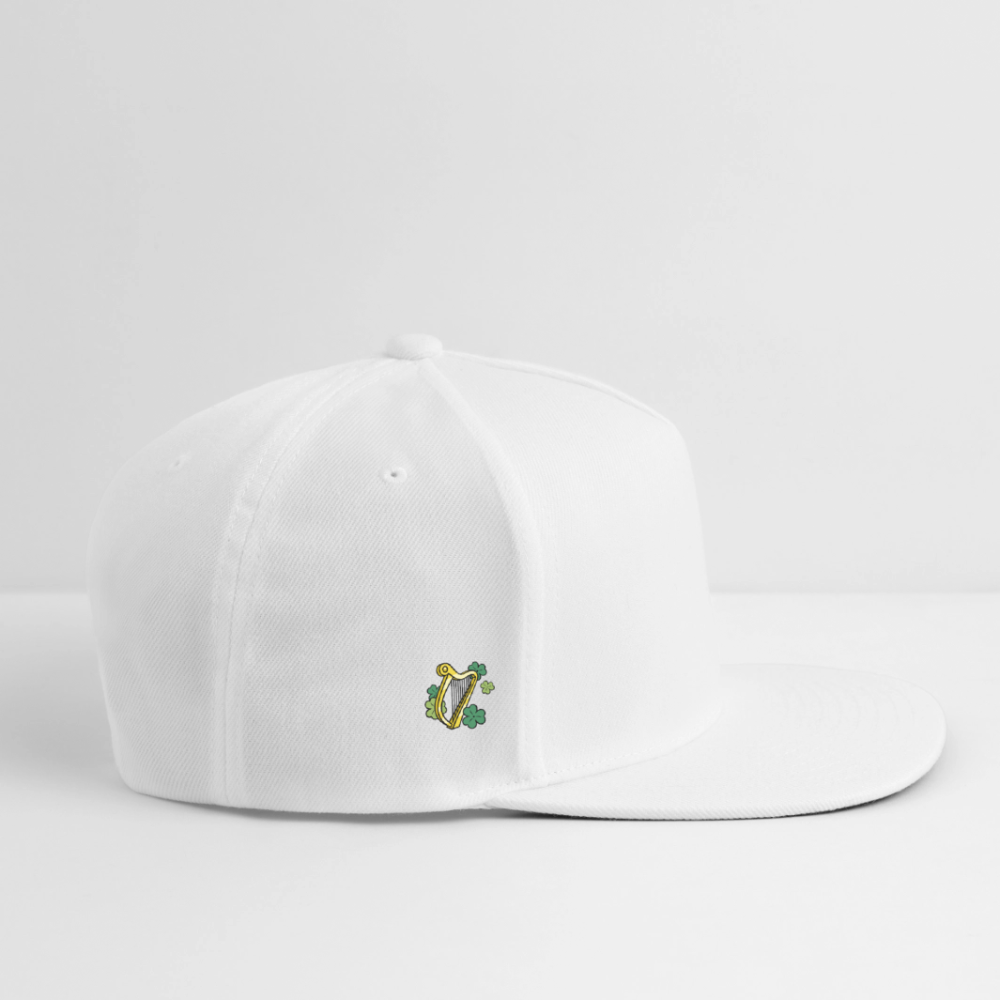 TOWNIE Snapback Baseball Cap - white