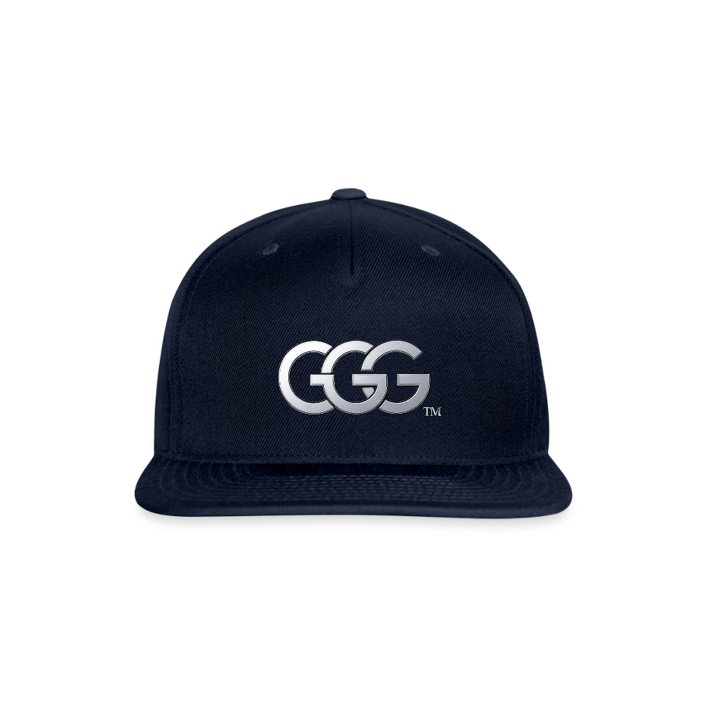GGG TM LOGO 3 Snapback Baseball Cap - navy